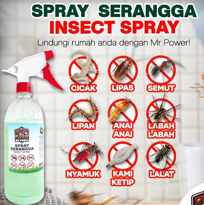 Mr Power Spray Serangga Insect Spray nyamuk