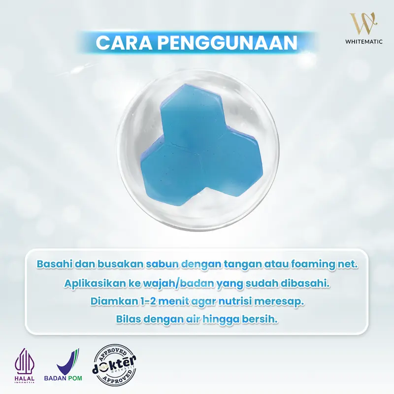 [PROMO 1 SABUN COLLAGEN] WHITEMATIC COLLAGEN GLOW SHOP 90GR 4
