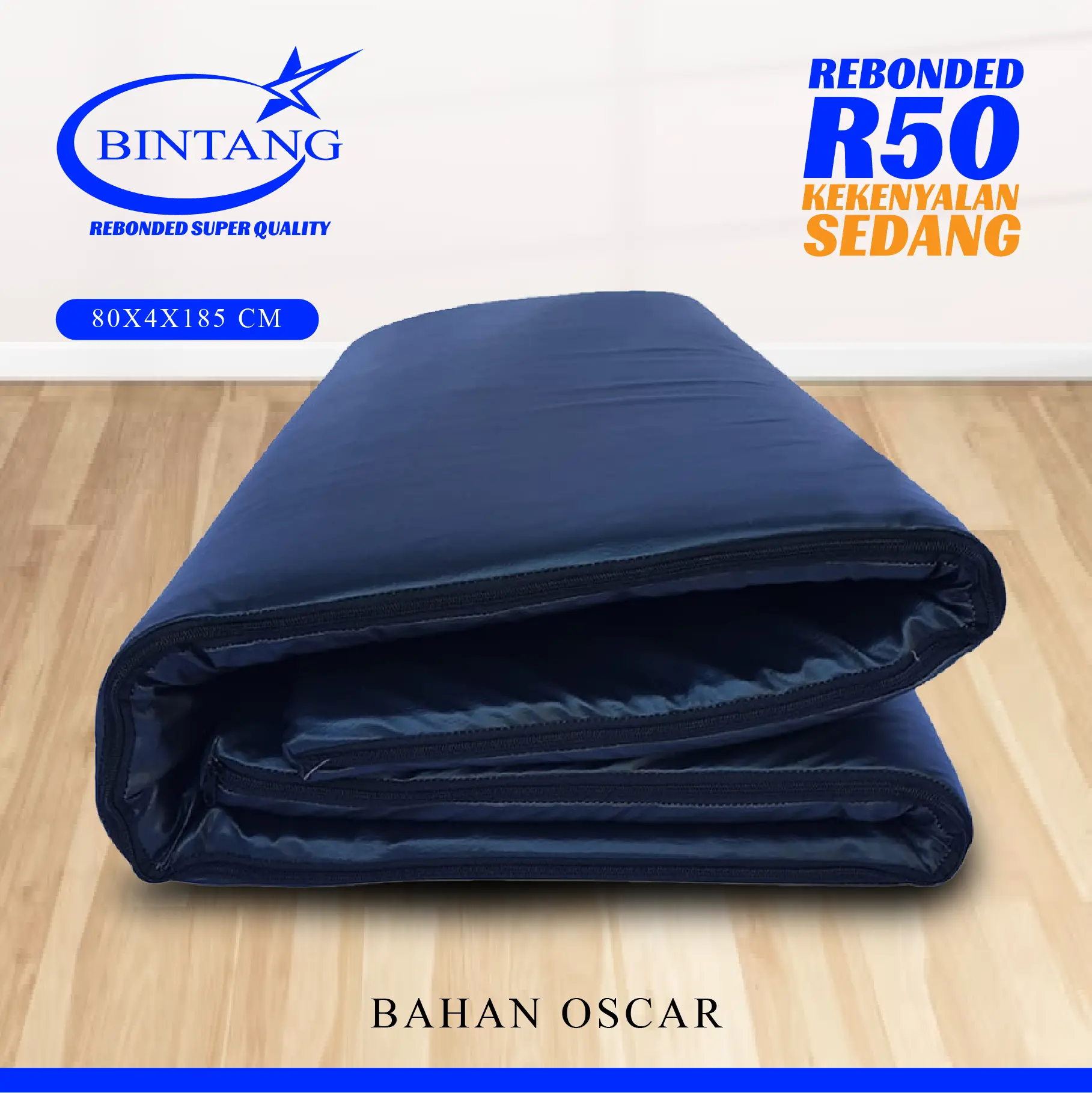 Kasur Lipat Rebonded R50 / Kasur Lipat 80x4x185 /Kasur Rebonded