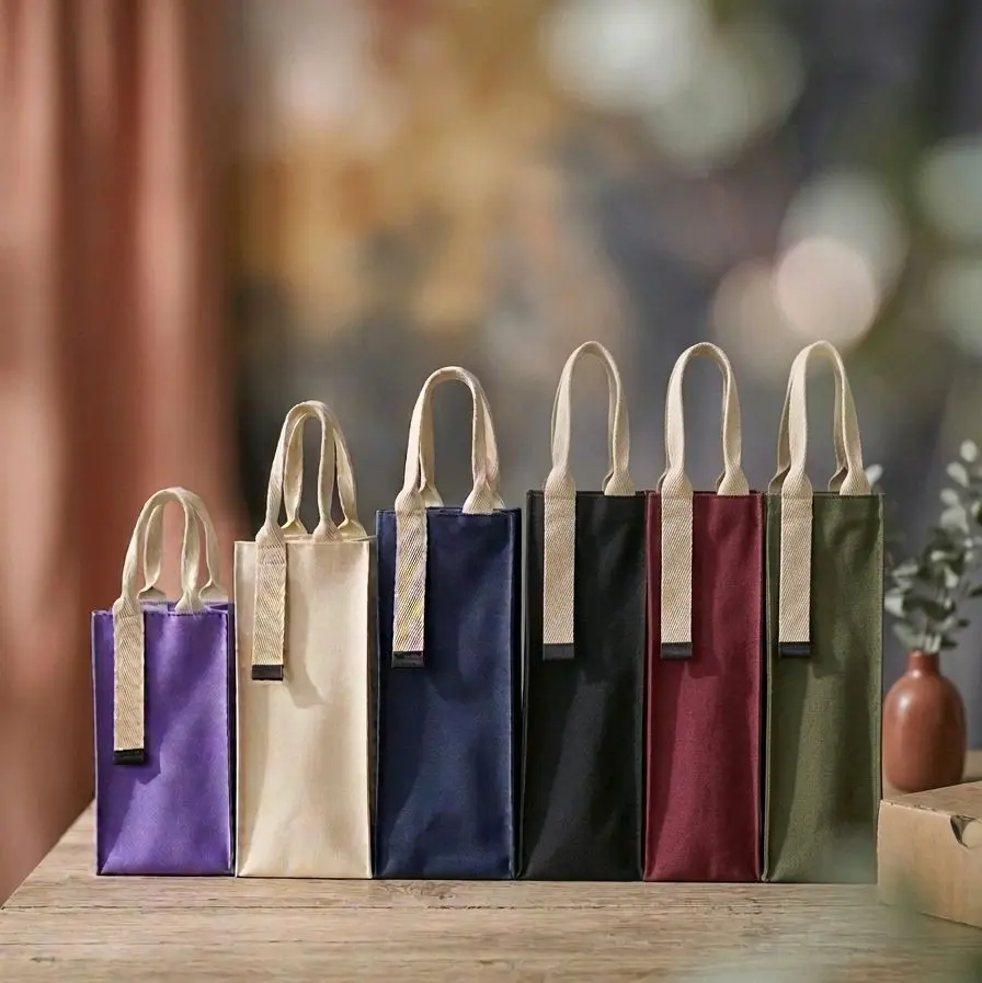 Tas Botol Hampers Bahan D300 Denim 500ml - 1500 liter Elegant dan Tahan lama dengan Kapasitas 500ml hingga 1500ml untuk Botol Hampers