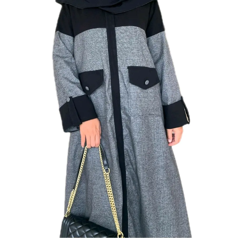 Shafeeya Abaya by MAJA Collection Abaya Motif Wanita Muslim Gamis Hitam Dewasa