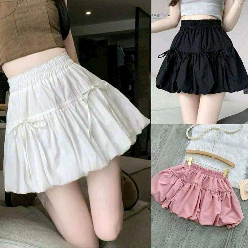  chân váy bí bồng  có quần bên trong dáng phồng siêu xinh Nữ Women 