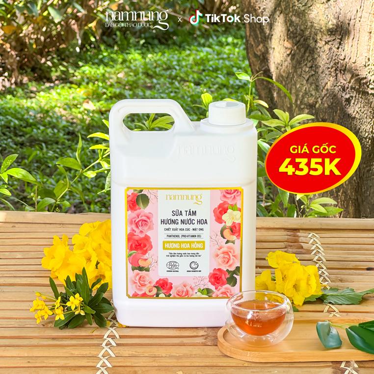   Rẻ Vô Địch   BIGSIZE GIÁ HỜI  Sữa Tắm Nước Hoa Cao Cấp hỗ trợ dưỡng ẩm dưỡng thể làm trắng da hỗ trợ giảm mụn lưng sữa tắm thiên nhiên Namnung CAN 2L chiết xuất mật ong hoa cúc  hương hoa trắng hoa sen hoa hồng  Chăm sóc da Dưỡng da nữ 