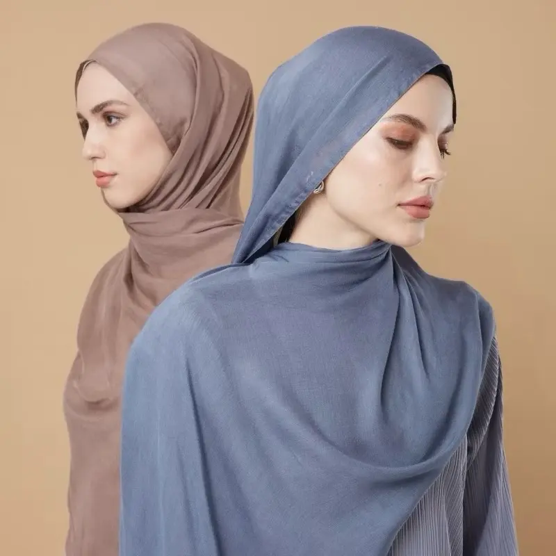 Pashmina Viscose Bamboo | Premium | Mudah dibentuk | Bahan lembut
