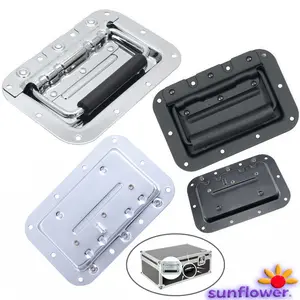 4pcs Handel Hardcase Tanam Besar import/Handel bobok box hardcase besi silver