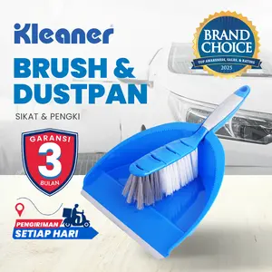 [COD] Kleaner Sikat dan Pengki 1 Set Alat Pembersih Karpet Mobil Dustpan and Brush Serbaguna KC2002
