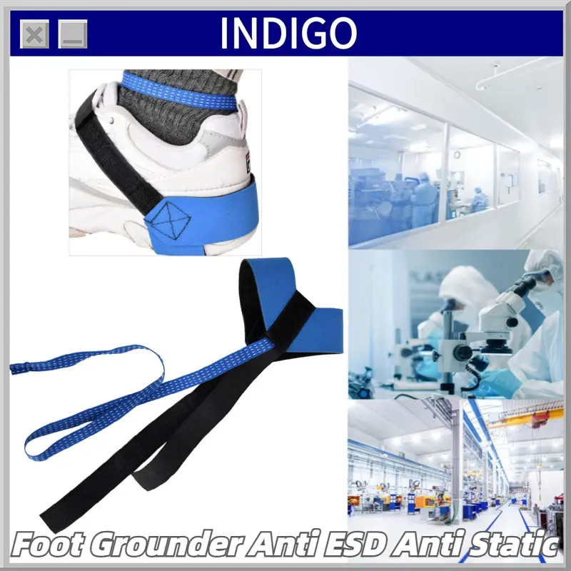 Anti ESD Anti Static Foot Grounder Ankle Heel Wrist Strap Adjustable/Adjustable Foot Grounder Strap Anti ESD Anti Static Ankle Heel Wrist