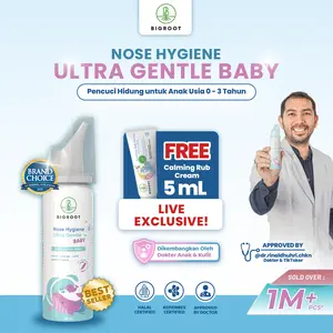 PROMO LIVE EXCLUSIVE Bigroot Nose Hygiene Ultra Gentle Baby Bayi 0-3th 50ml - Pembersih Hidung dan Penyedot Ingus Bayi LIVE EXCLUSIVE]