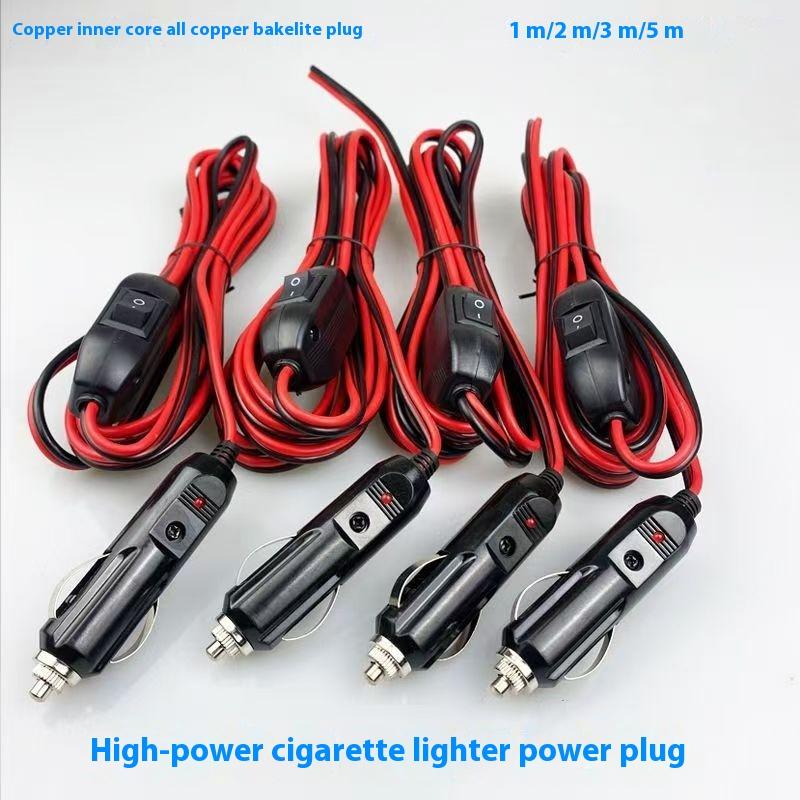 Product Introduction of Pure copper car plug fuse 20A wire length 2m 3m 5m can choose 1 piece 1