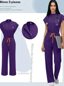 Nueva uniformidad de spa de belleza, uniforme de enfermera altamente duradero, monos dentales, uniformes para scrubs de enfermería, trajes tipo jumpsuit para mujer, bata quirúrgica al por mayor