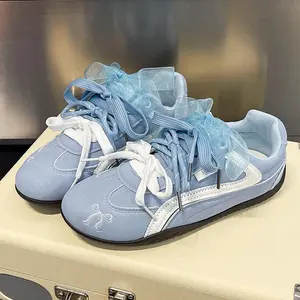 Lynshop Ilyn Free Boxes + 3 Tali Sepatu Wanita Fashion Sneaker Model Terbaru Size ( 36-40 )