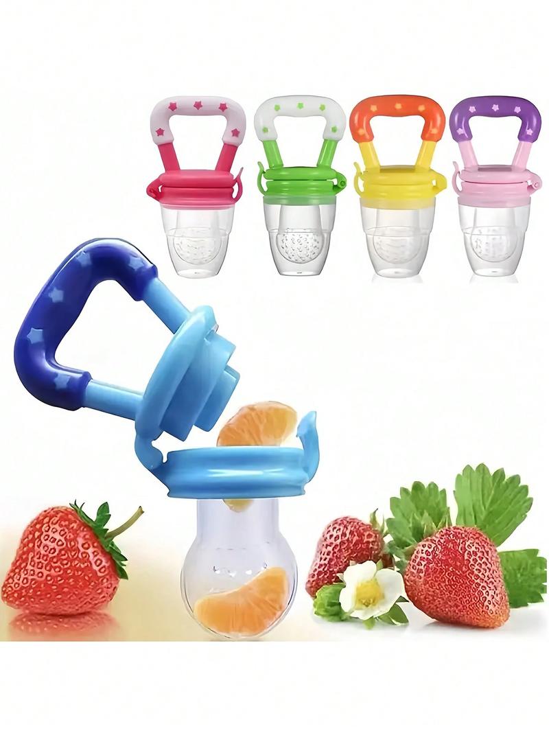 Product Introduction of Newborn gift--fruit complementary food chewable silicone mesh bag, soft and elastic texture, baby fruit and vegetable feeding utensils can be chewed, baby fruit complementary food dispenser, anti suffocation 1