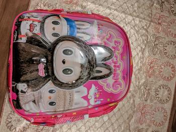 Product Review of TAS SEKOLAH ANAK TK CEWE GAMBAR LABUBU BER LED (DUA RUANGAN)TAS RANSEL ANAK GAMBAR FASHION from S**i N** W**h 0
