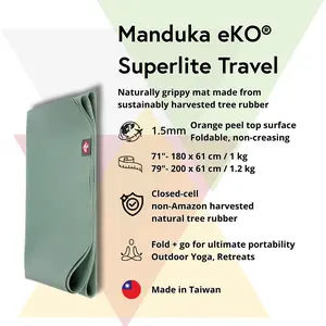 Manduka eKO SuperLite 1.5 mm - Foldable Travel Yoga Mat