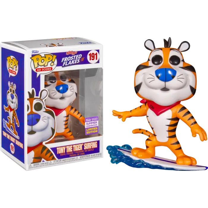 Funko Pop - Kellogg's Frosted Flakes - Tony the Tiger Surfing (2023 Summer Convention Exclusive)