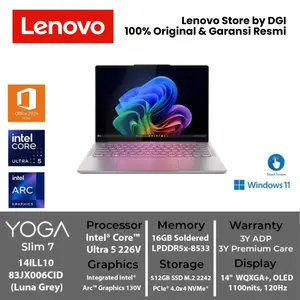 Lenovo Yoga Slim 7 AURA Edition 83JX006CID Ultra 5-226V 16GB RAM 512GB SSD 14" 2.8K OLED