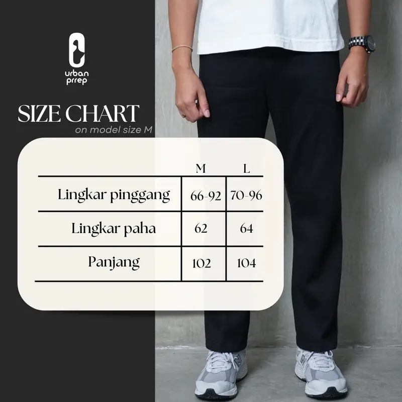 URBAN LOOSE PANTS UNISEX SWEATPANTS CELANA PANJANG REGULAR PRIA 8