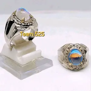 Cincin batu kalimaya india jarong cakep dim 10mm Ring alpaka