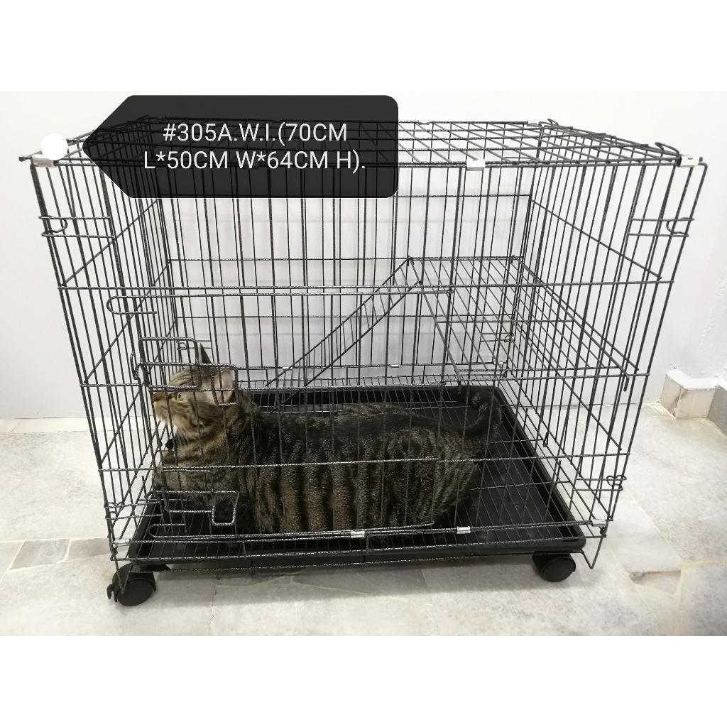 305A Pet Cat Dog Rabbit Cage Wrought Iron Sangkar Haiwan Kucing Anjing Arnab