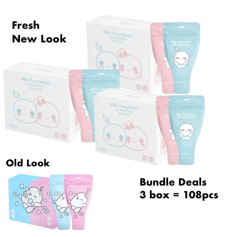 *Deals* 108 pcs Disposable Milk Powder Storage Bag Baby Formula Ziplock Bag