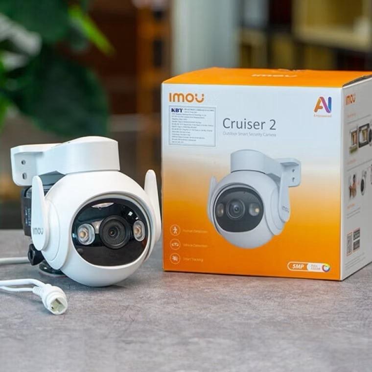 Camera 5MP Ngoài Trời GS7EP-5M0WE | Xoay 360 | Đàm Thoại 2 Chiều | Màu Ban Đêm Full Color | Chính Hãng BH 2 Năm 0