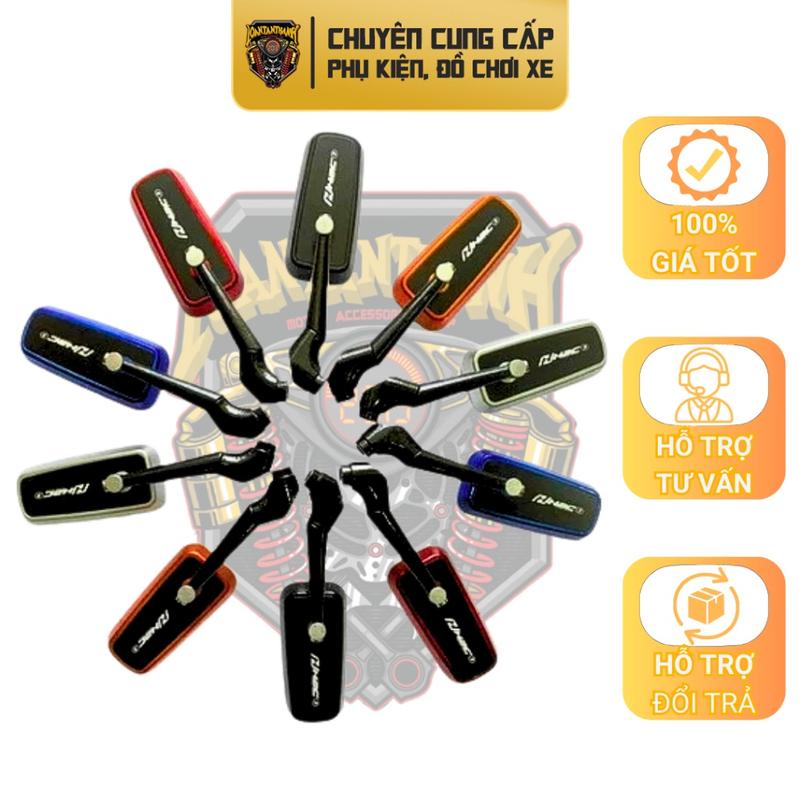 Kính Chiếu Hậu H2C Mẩu Mới 2025 Kèm Ốc Và Nắp Gắn Các Loại Xe Máy Xe Điện