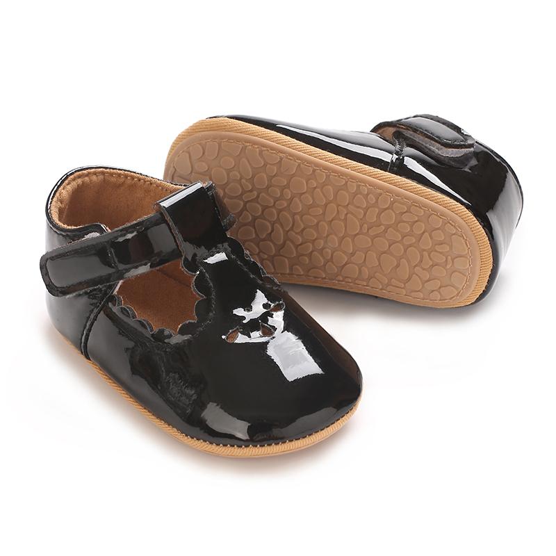 Product Introduction of Spring And Autumn Baby Girl Walking Shoes 0-1 Year Old Soft Soled Anti Slip Princess Little Leather Shoes Soft Single Shoes 54