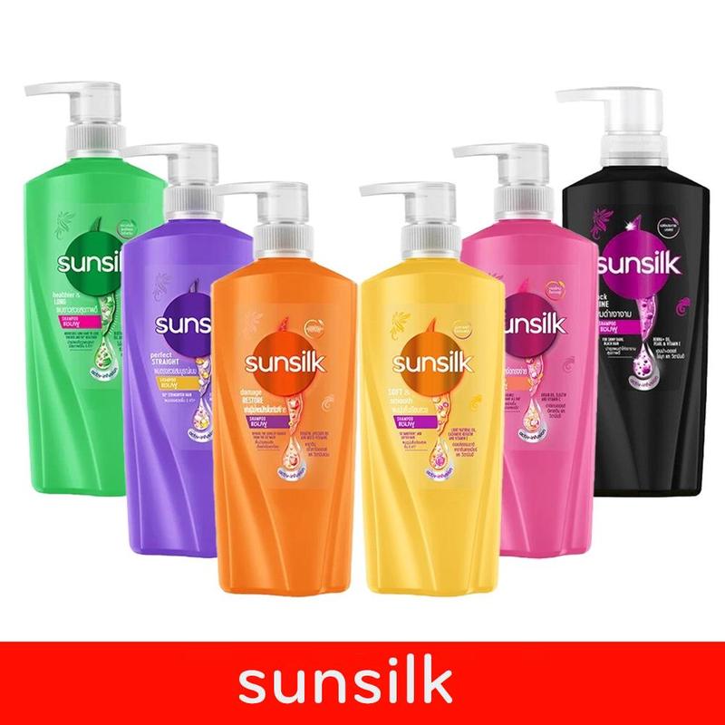 Combo 2 Dầu gội mềm mượt óng ả Sunsilk Thái Lan 370ml/chai - nhiều mùi