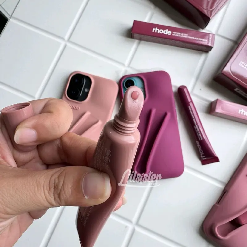 ◤FREE LIPGLOSS & BOX◢ SILICONE SOFT PHONE CASE LIP HOLDER (11 12 13 14 15 16 PRO PLUS PROMAX) 5