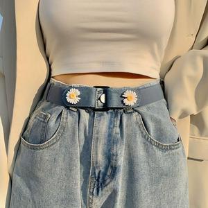 Thắt Lưng Vô Hình Phong Cách Hàn Quốc, Unisex, Đàn Hồi, Có Thể Điều Chỉnh, Dễ Phối Đồ, Dành Cho Nam Và Nữ