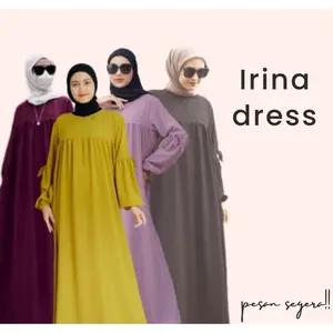 GAMIS IRINA CRINCEL AIRFLOW LD 110 GAMIS WANITA MUSLIMAH