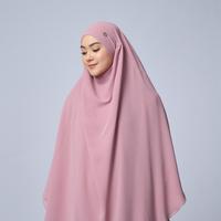 Gambar Gerai Hawa - Salwa Dusty Pink French Khimar - Metamorfosa - S-M dari Gerai Hawa_NEW Kab. Bogor 4 Tokopedia
