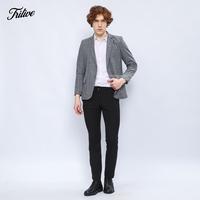 Gambar TRILIVE - Jas Blazer Pria Casual Slimfit Motif Tartan Kotak - Hitam, S dari Trilive Apparel Kota Tasikmalaya 2 Tokopedia