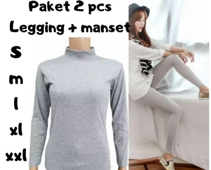 Product Introduction of PAKET 2 PCS STELAN MANSET LENGAN PANJANG KRAH TINGGI KAOS MANSET KT 7