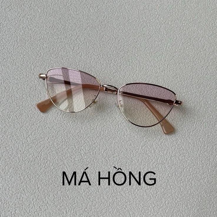 Gọng kính mắt mèo GUU-04, gọng kính sang chảnh cho nữ, gọng cận cao cấp, chặn ánh sáng xanh uv400, kính mắt nữ cao cấp
