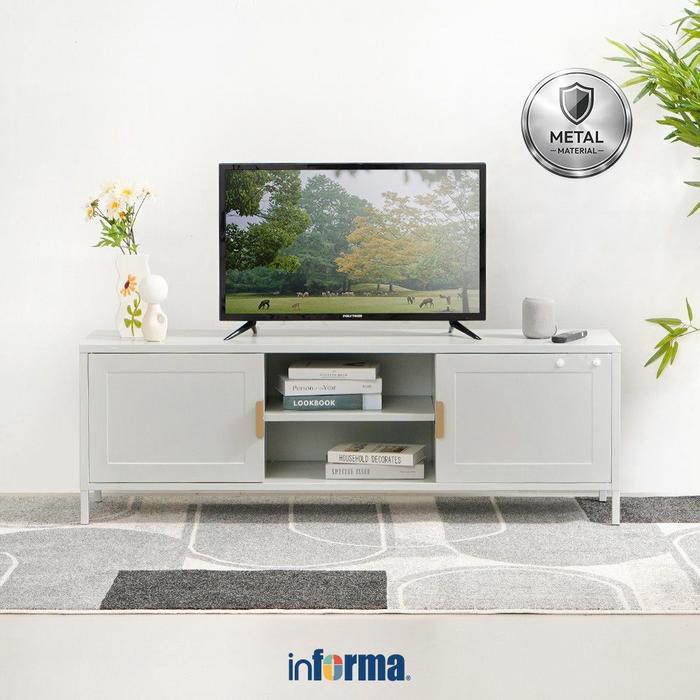 Gambar Informa Penny Rak TV - Abu-Abu Muda Cabinet TV Stand Meja TV Lemari TV dari Informa Indonesia Kota Bekasi Tokopedia