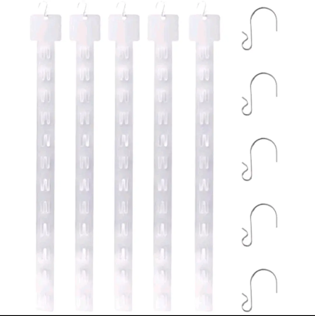 no3 plastik clip strip supermarket display hanging strip 10pcs Gantungan
