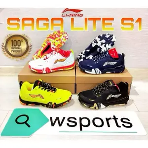 Sepatu Badminton LiNing Saga Lite SAGALITE S1 Original