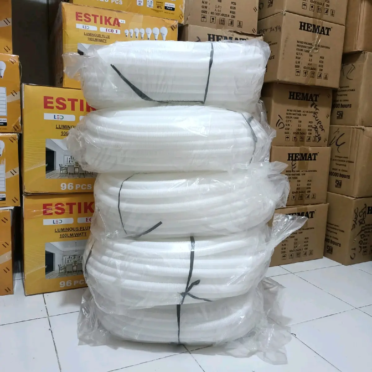 (HARGA PERMETER) SELANG AC PEMBUANGAN AIR / SELANG FLEXIBEL DRAIN AC METERAN/SELANG UNTUK PEMBUANGAN AC