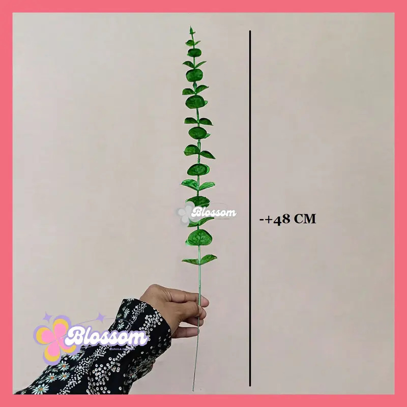 Artificial Eucalyptus Stem Daun Paslu Hiasan Pelaminan Dekorasi Pernikahan Wedding Decoration 5