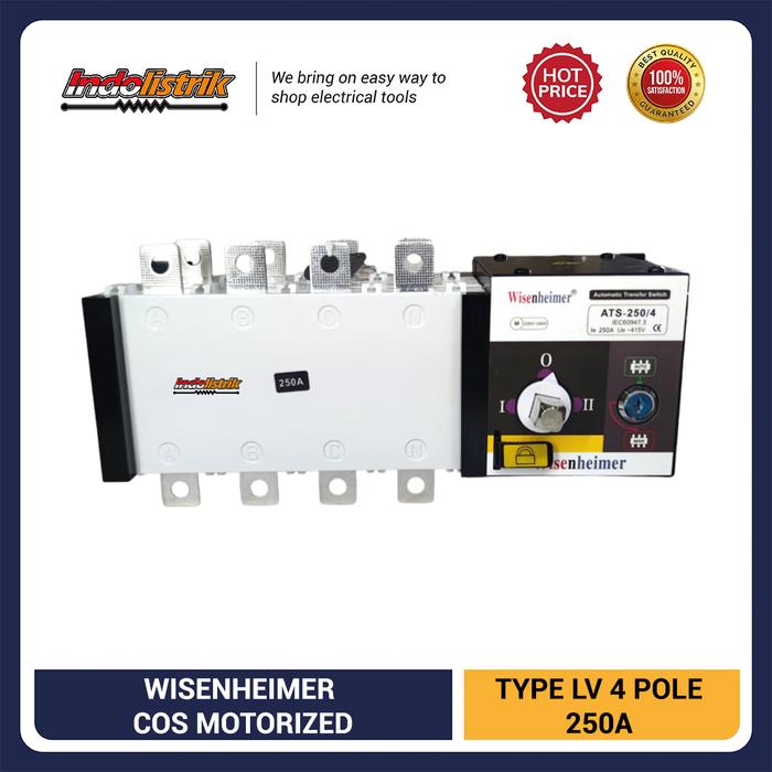 Gambar Change Over Switch 4 P 250A Motorized COS Ohm Saklar 250 A Wisenheimer dari INDOLISTRIK OFFICIAL TNG Kota Administrasi Jakarta Pusat Tokopedia