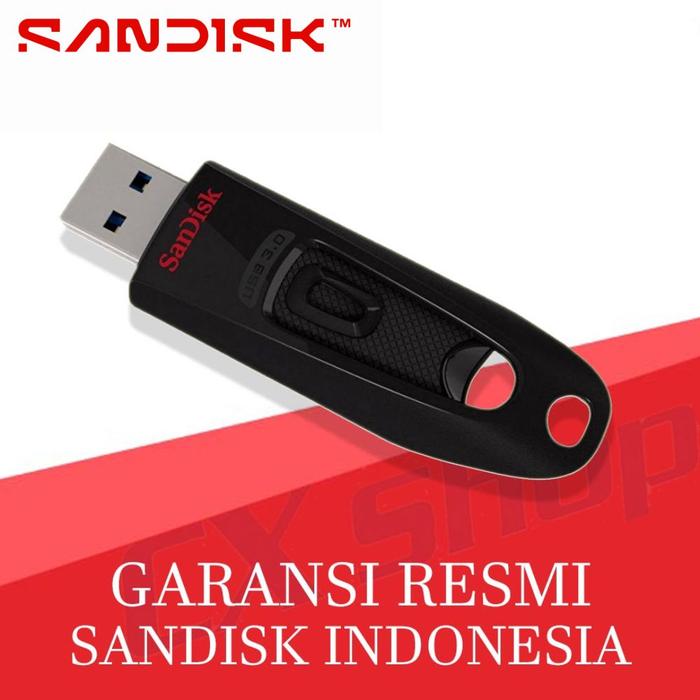 Gambar SANDISK Ultra USB 3.0 100MB/s Flashdisk CZ48 256GB GARANSI RESMI dari CX Shop Kota Administrasi Jakarta Pusat Tokopedia