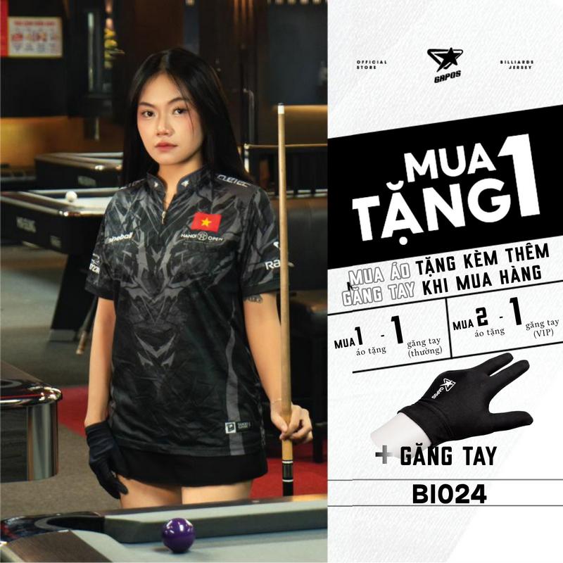 Áo Thể Thao Bida Dành Cho Cơ Thủ Nam và Nữ Mã BI024 Trang Phục Vải Polygon Co…