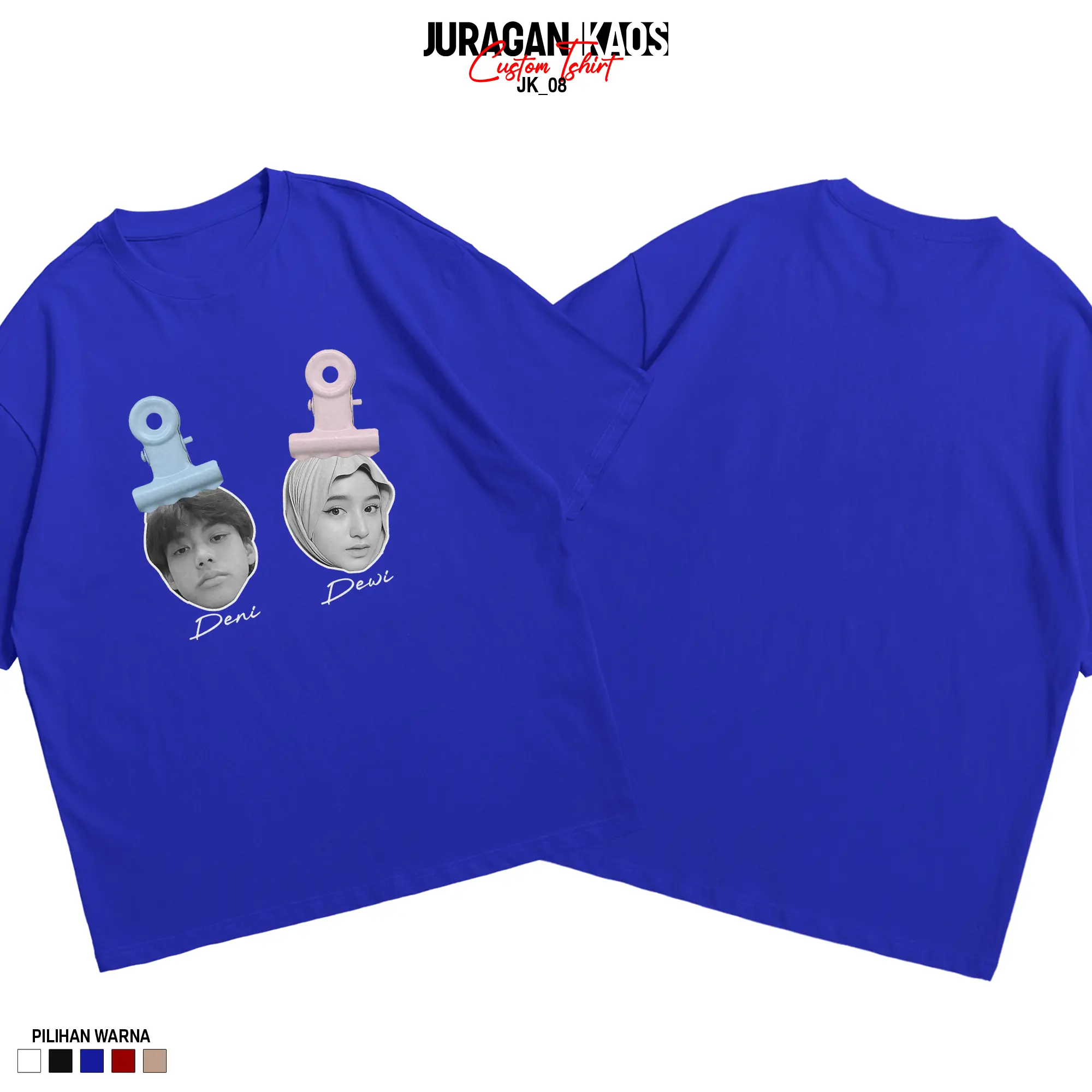 Lengan Pendek ( BIRU )