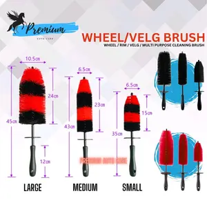 Wheel Brush Panjang / Sikat Velg / Sikat Bagian Dalam Velg Mobil Motor