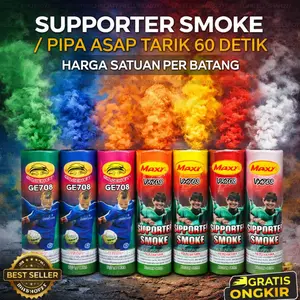 Confetti Pipa Asap Tarikan GE708 untuk Dekorasi Festival dan Pesta Harga Satuan Per Batang Model Unik