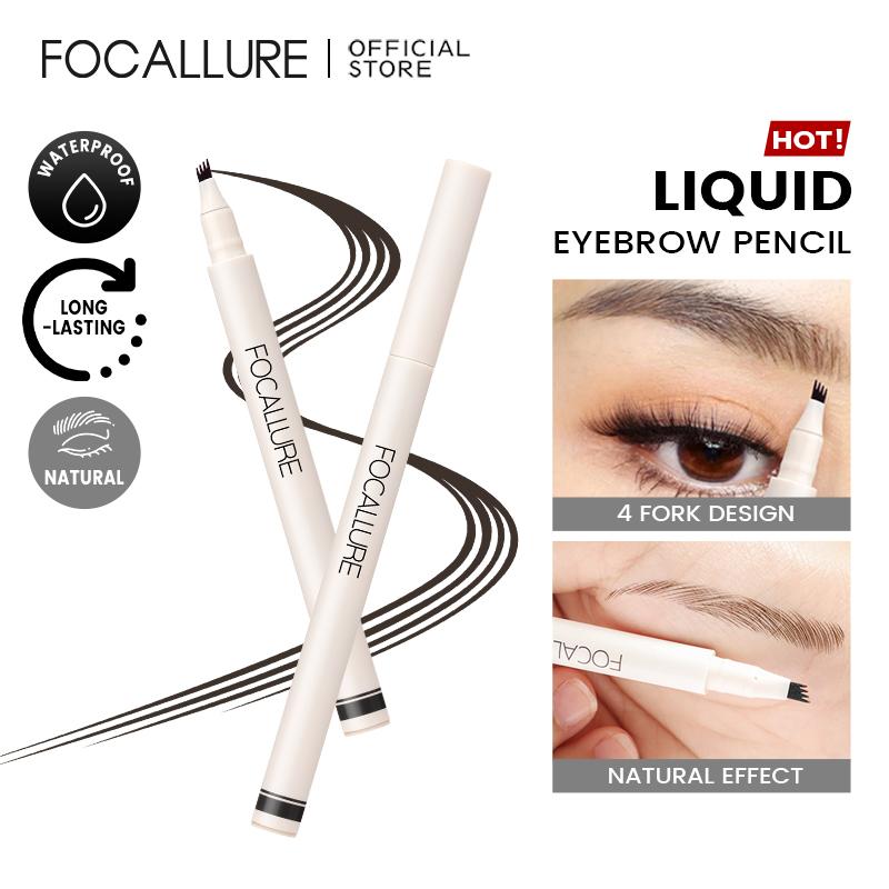 Chì kẻ mày FOCALLURE 4 điểm lâu trôi chống nước 10g