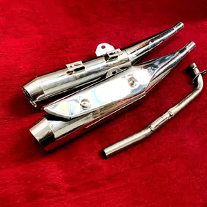Knalpot STD Racing Crom New Series Motor Bebek Bass Adem, GRAND, SUPRA, KARISMA, REVO, SMASH, SHOGUN, BLADE, C70, VEGA, JUPITER
