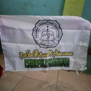 CETAK BENDERA CUSTOM LOGO DESAIN SENDIRI FULL PRINTING BUKAN DI SABLON FREE STICKER - BISA SATUAN!!