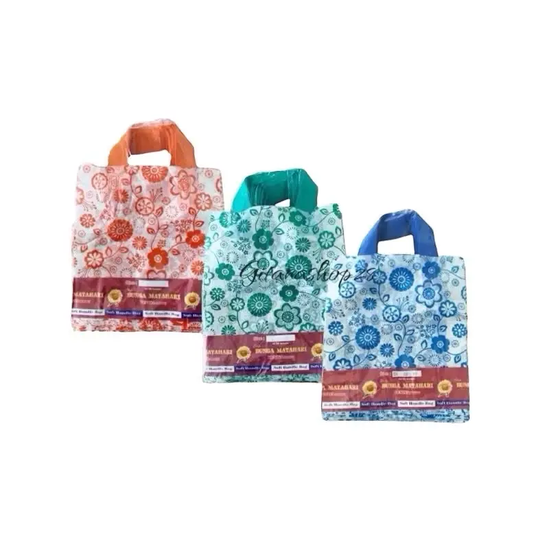 [50pcs] Kantong Plastik Motif Bunga Uk.23x25cm